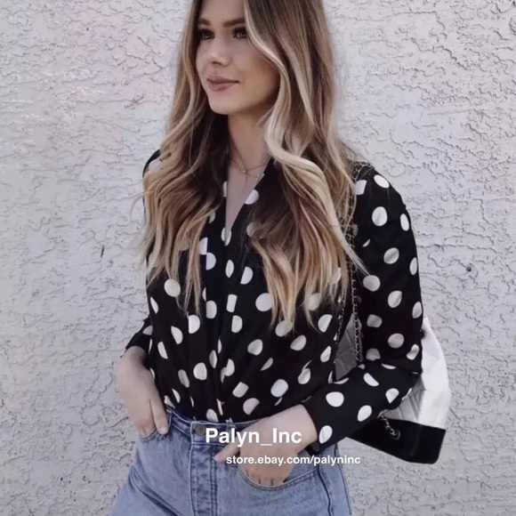 Zara blogger fav polka dot boydsuit - Picture 6 of 8